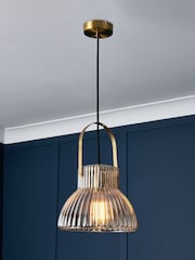 Visconte by BHS Brass Sala 1 Light Ceiling Light Pendant - Image 1 of 5