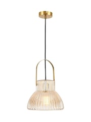 Visconte by BHS Brass Sala 1 Light Ceiling Light Pendant - Image 3 of 5