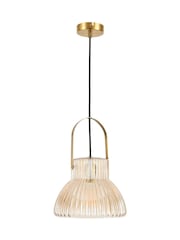Visconte by BHS Brass Sala 1 Light Ceiling Light Pendant - Image 5 of 5