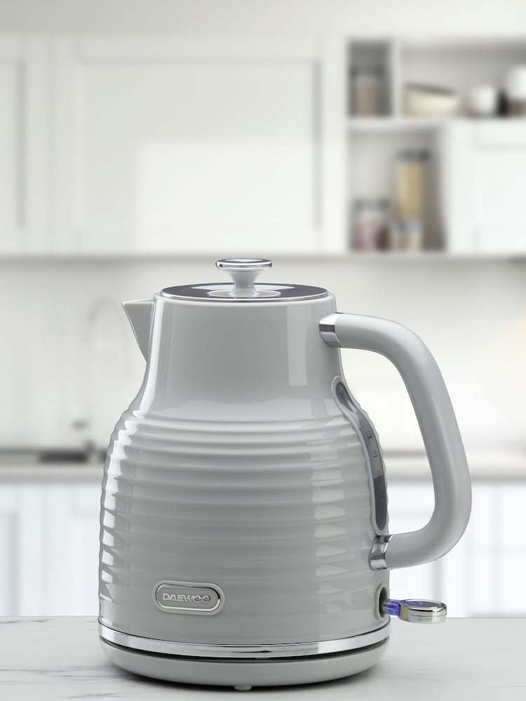 Daewoo Grey Sienna 1.7L 3KW Jug Kettle - Image 1 of 4