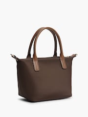 Tommy Hilfiger Brown Popette Crossbody Tote Bag - Image 3 of 5