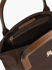 Tommy Hilfiger Brown Popette Crossbody Tote Bag - Image 4 of 5