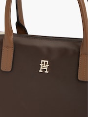 Tommy Hilfiger Brown Popette Crossbody Tote Bag - Image 5 of 5
