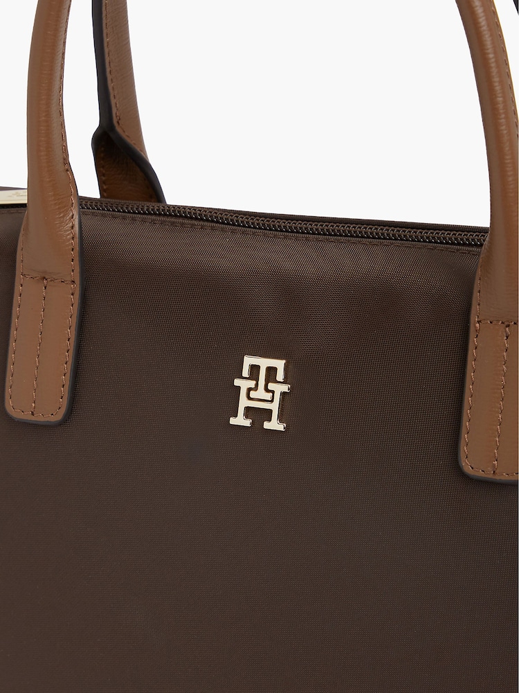 Tommy Hilfiger Brown Popette Crossbody Tote Bag - Image 5 of 5 Tommy Hilfiger Brown Popette Crossbody Tote Bag - Image 5 of 5