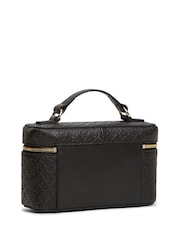 Tommy Hilfiger Black Icon Chain Strap Vanity Case Purse - Image 2 of 4