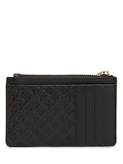 Tommy Hilfiger Black Icon Debossed Credit Card Holder - Image 2 of 4