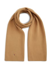 Tommy Hilfiger Natural Flag Knit Scarf With Wool - Image 1 of 3
