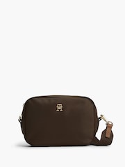 Tommy Hilfiger Brown Popette Cross-Body Camera Bag - Image 1 of 6
