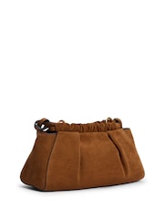 Tommy Hilfiger Brown Soft Suede Cross-Body Bag - Image 3 of 3