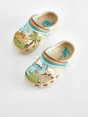 Neutral Dinosaur Scene Clogs - Image 3 of 5