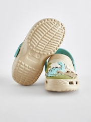 Neutral Dinosaur Scene Clogs - Image 4 of 5