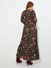 Joe Browns Brown Rowena Printed Maxi Petite Dress - Image 2 of 8