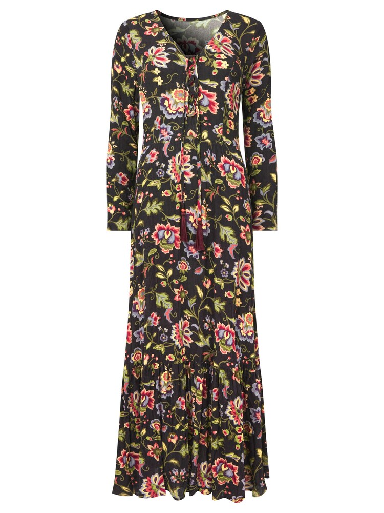 Joe Browns Brown Rowena Printed Maxi Petite Dress - Image 8 of 8