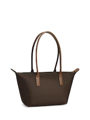 Tommy Hilfiger Brown Popette Elongated Tote Bag - Image 2 of 5
