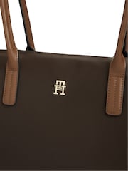 Tommy Hilfiger Brown Popette Elongated Tote Bag - Image 3 of 5
