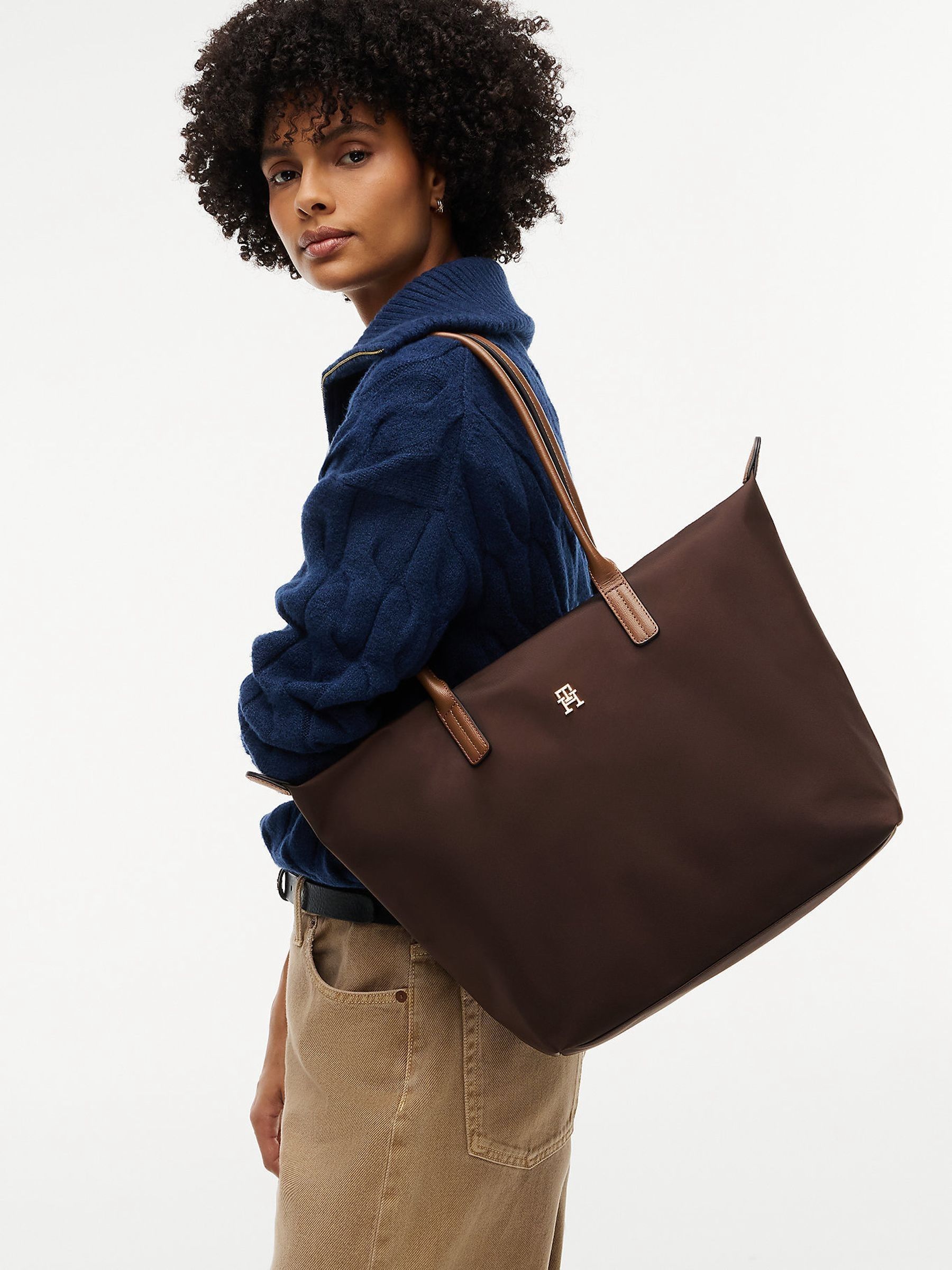 Tommy Hilfiger Women's Popette Tote Bags - Fondant Brown - Image 6