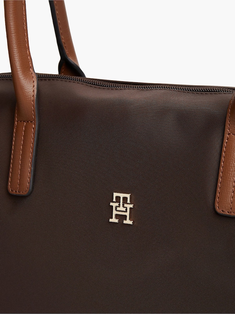 Tommy Hilfiger Brown Popette Tote Bag - Image 5 of 5 Tommy Hilfiger Brown Popette Tote Bag - Image 5 of 5