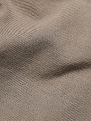 Tailored Athlete Light Brown Muscle Fit Contrast Tipped Knitted T-Shirt - Image 7 of 7