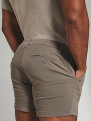 Tailored Athlete Natural Muscle Fit Chino Shorter Length Shorts - Image 5 of 6