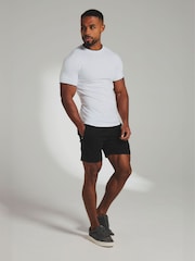 Tailored Athlete White Muscle Fit Fine Tipped T-Shirt - Image 1 of 5