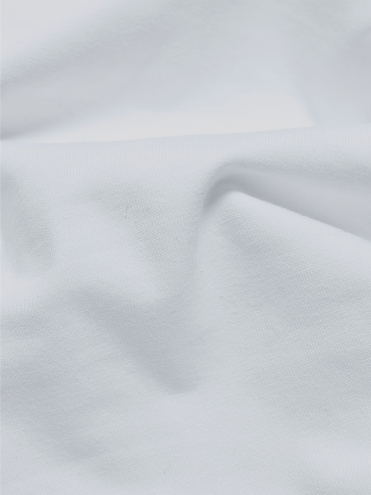 Tailored Athlete White Muscle Fit Fine Tipped T-Shirt - Image 5 of 5