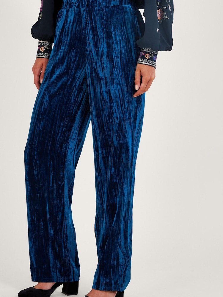 Monsoon Callie Velvet Trouser - Image 1 of 4