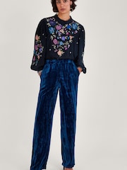 Monsoon Callie Velvet Trouser - Image 2 of 4