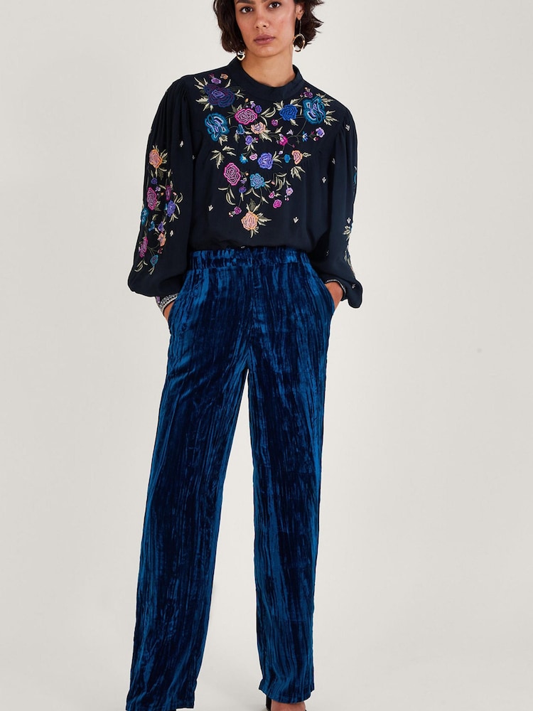 Monsoon Callie Velvet Trouser - Image 2 of 4