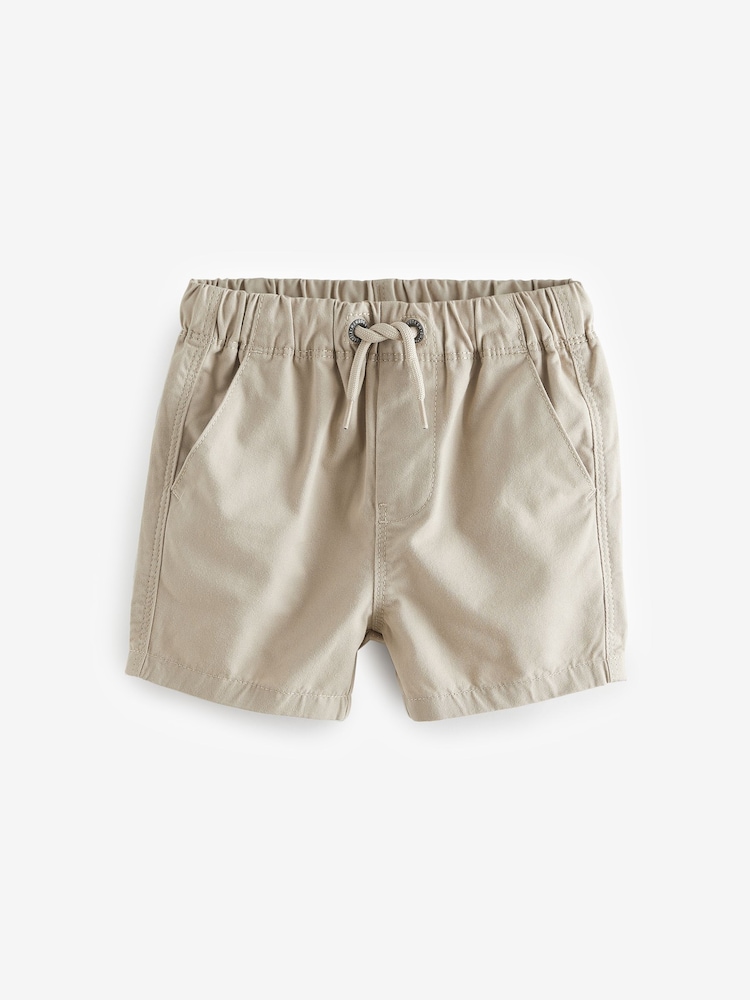 Stone Cream Pull On Shorts (3mths-7yrs) - Image 1 of 3