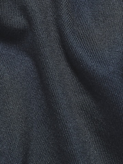 Tailored Athlete Dark Navy Blue Muscle Fit Contrast Tipped Knitted T-Shirt - Image 7 of 8