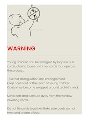 Chalk White Visual Made to Measure Roller Blind - Image 6 of 6