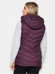 M&Co Purple Short Quilted Gilet - Image 2 of 4