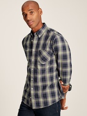 Joules Goodridge Green Long Sleeve Cotton Poplin Shirt - Image 1 of 6