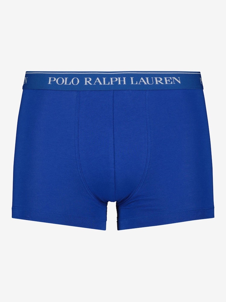 Polo Ralph Lauren Blue/Navy Stretch Cotton Boxers 3 Pack - Image 3 of 10