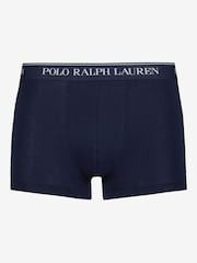 Polo Ralph Lauren Blue/Navy Stretch Cotton Boxers 3 Pack - Image 5 of 10