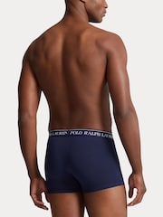 Polo Ralph Lauren Blue/Navy Stretch Cotton Boxers 3 Pack - Image 7 of 10