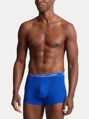 Polo Ralph Lauren Blue/Navy Stretch Cotton Boxers 3 Pack - Image 9 of 10