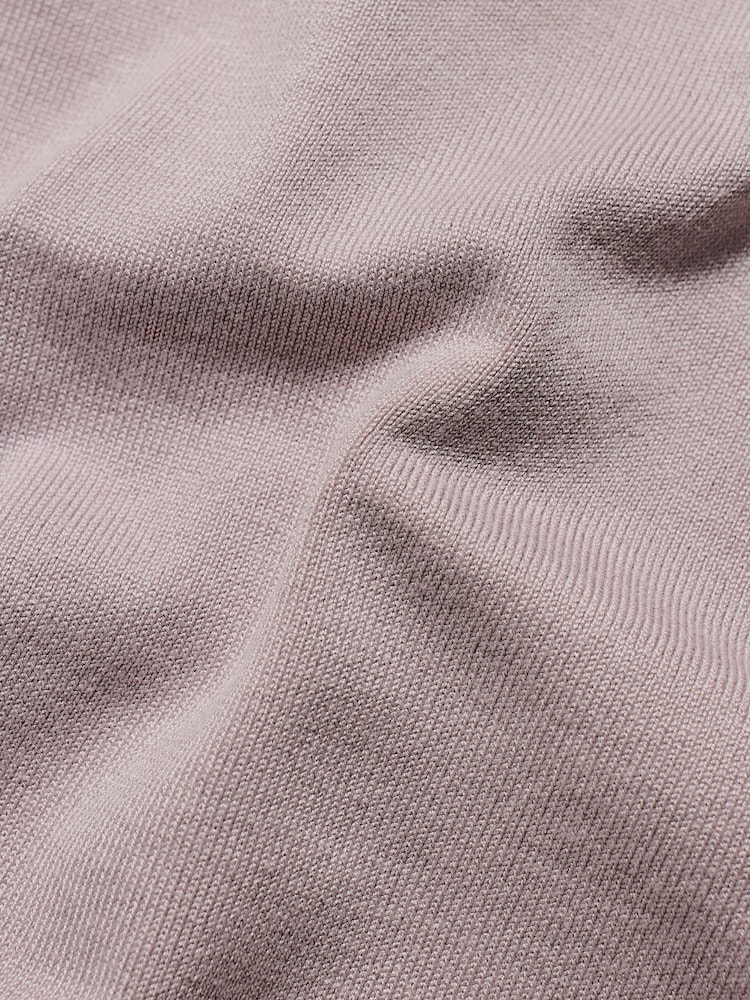 Tailored Athlete Pink Muscle Fit Fine Gauge Knitted T-Shirt - Image 6 of 6 Tailored Athlete Pink Muscle Fit Fine Gauge Knitted T-Shirt - Image 6 of 6