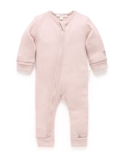 Rozā - Purebaby Merino adīts Naktstērps bez pēdu rāvējslēdzēja - Attēls 1 no 5