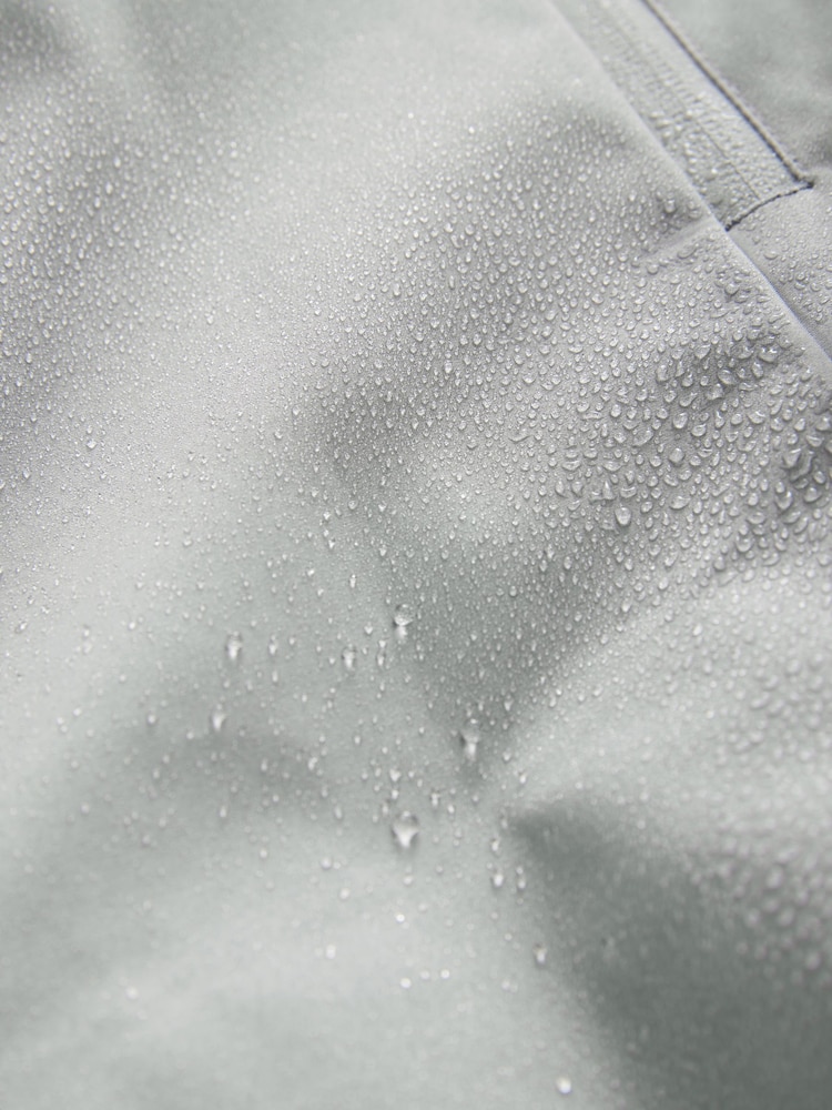 Grey Zip Through Hooded Waterproof Jacket - Image 15 of 15
