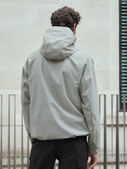 Grey Zip Through Hooded Waterproof Jacket - Image 2 of 15