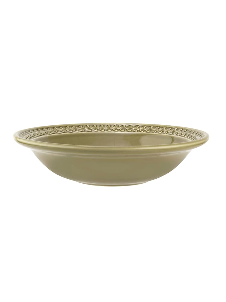 Portmeirion Set of 4 Green Botanic Garden Harmony Pasta Bowls - Image 4 of 4