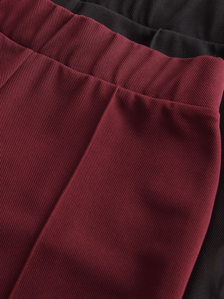 Lipsy High Waist Wide Leg Trousers 2 Pack - 圖片 6，共 6
