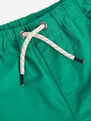 Dark Green 100% Cotton Pull-On Shorts (3mths-7yrs) - Image 3 of 3