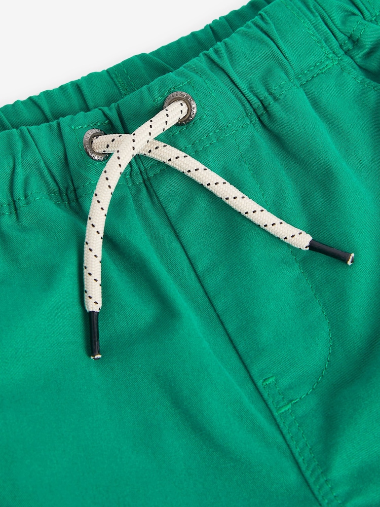 Dark Green 100% Cotton Pull-On Shorts (3mths-7yrs) - Image 3 of 3 Dark Green 100% Cotton Pull-On Shorts (3mths-7yrs) - Image 3 of 3