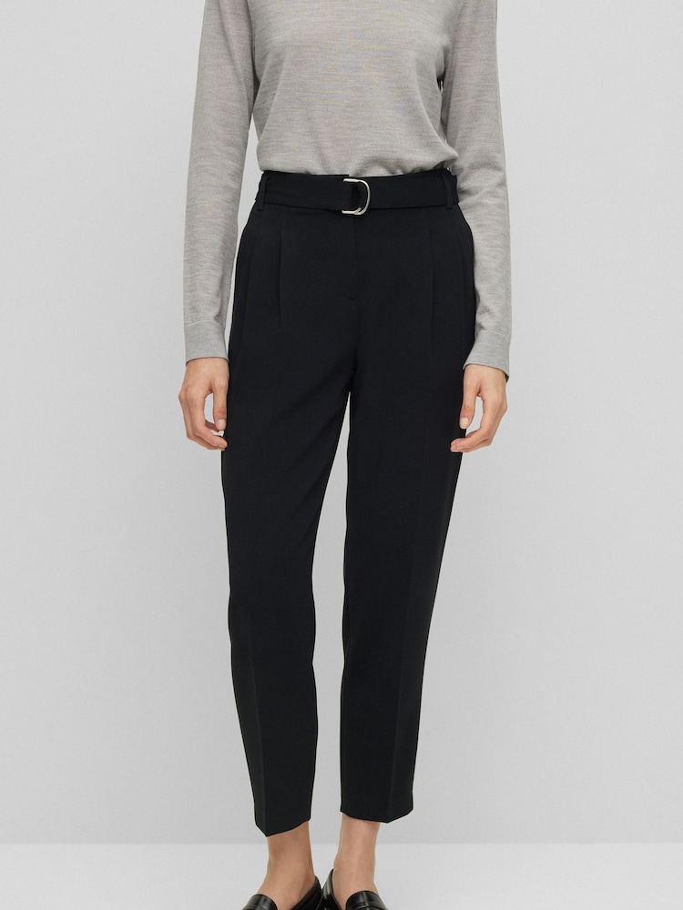 BOSS Black Tilunara Regular Fit Tapered Trousers - Image 1 of 8