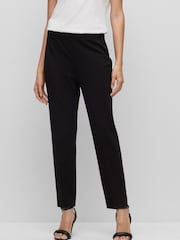 BOSS Black Tilunara Regular Fit Tapered Trousers - Image 3 of 8
