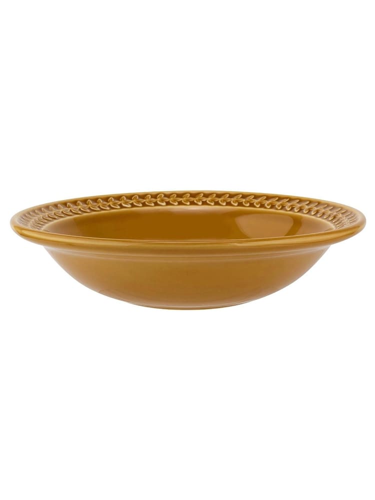 Portmeirion Set of 4 Yellow Botanic Garden Harmony Pasta Bowls - Image 2 of 3