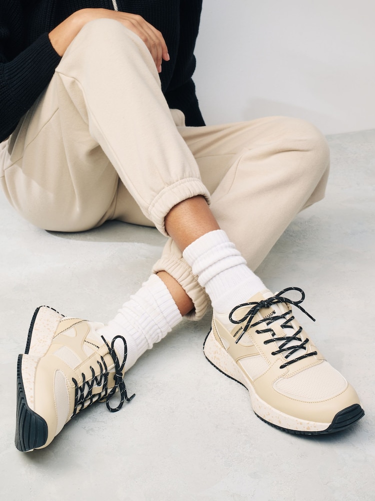 Neutral Forever Comfort Stitch Detail Chunky Trainers - Image 2 of 9