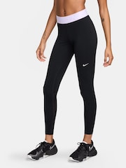 Nike Black/Purple Pro 365 Leggings - Image 1 of 6